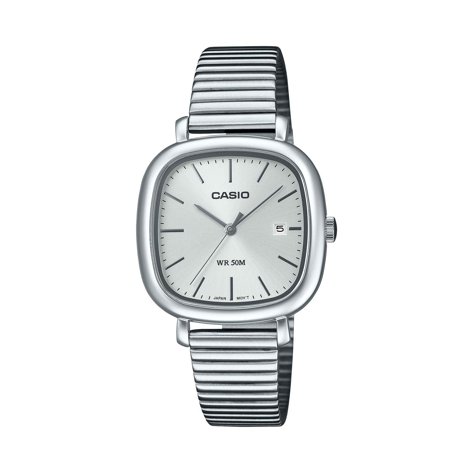 Casio Analogue Square, Silver Face LTPB166D-7A