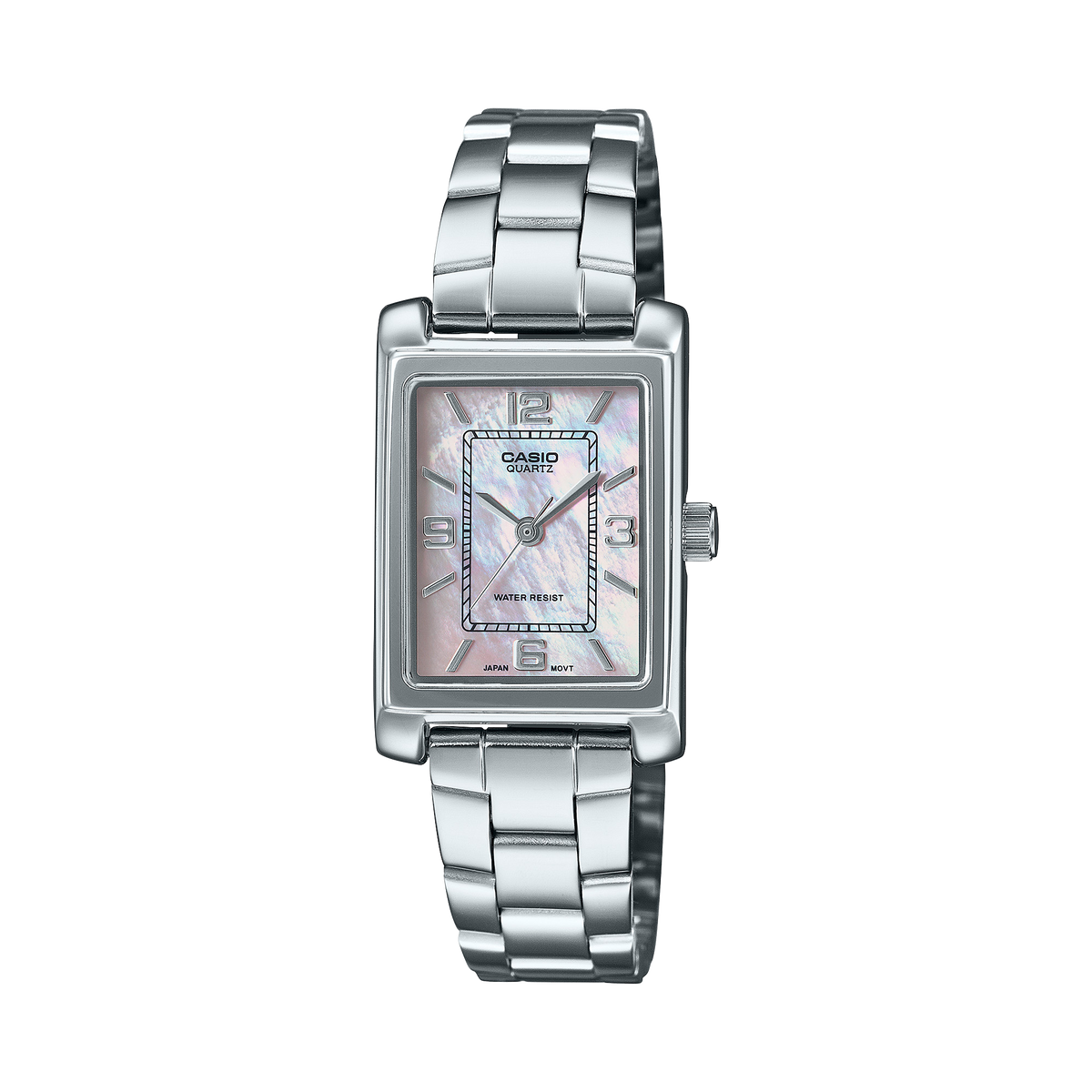 Casio Analogue Watch Silver/Silver LTP1234DS-4A