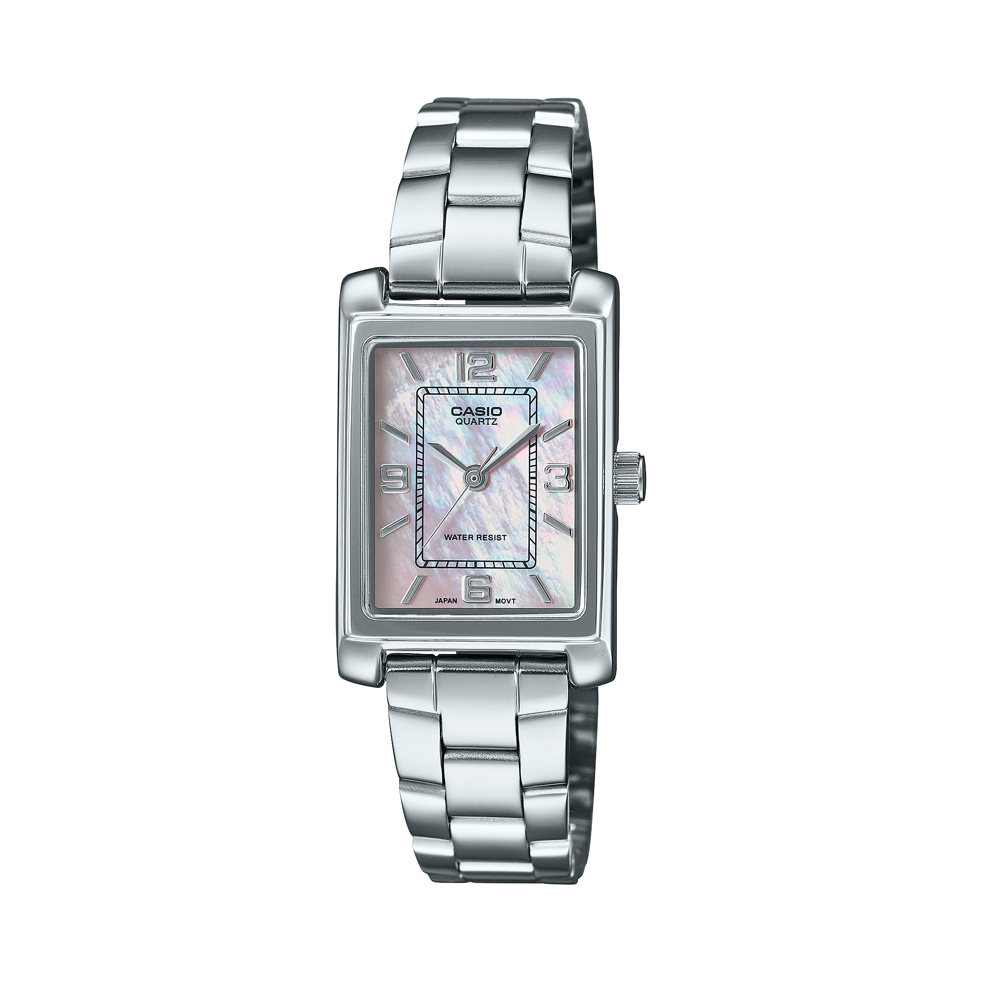 Casio Analogue Watch Silver/Silver LTP1234DS-4A