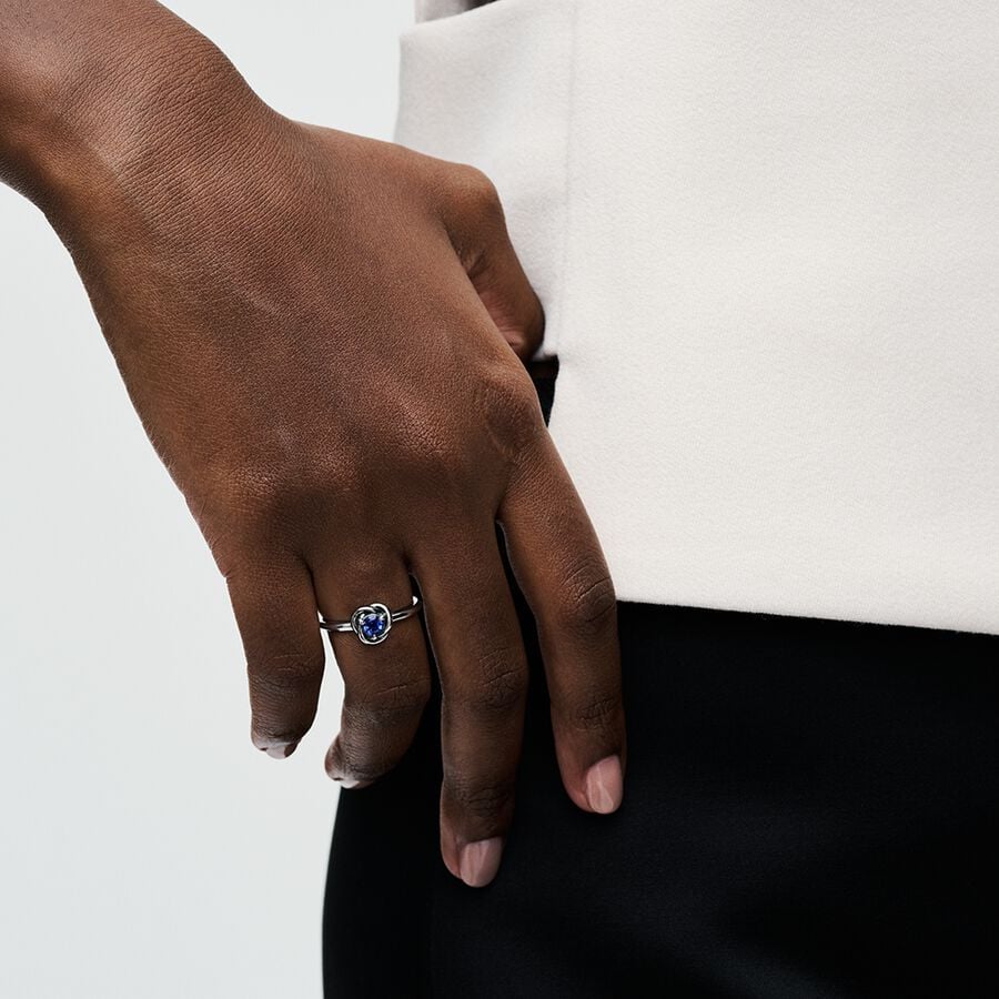 Pandora September Birthstone Eternity Circle Ring