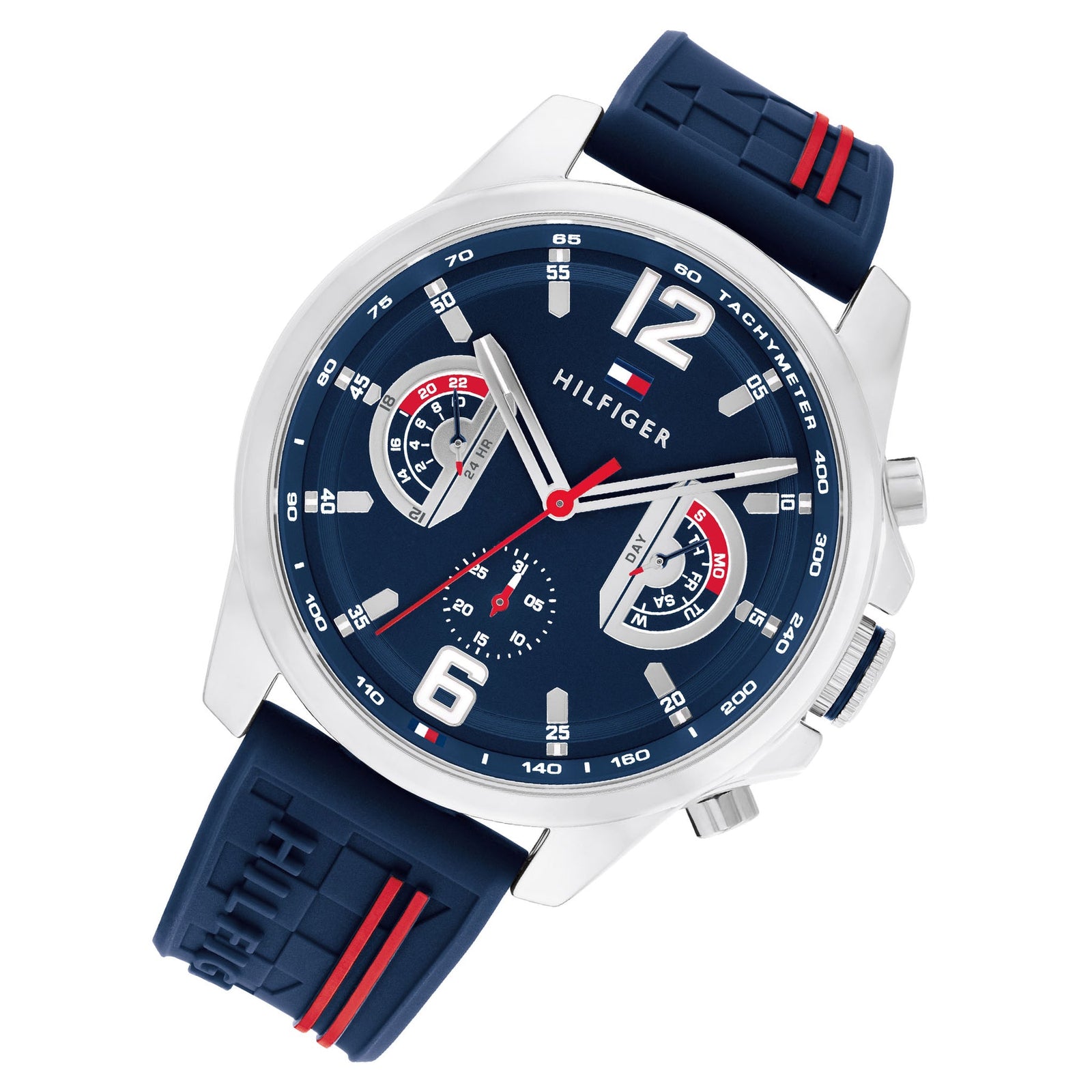 Tommy Hilfiger Navy Silicone Multi-function Men's Watch