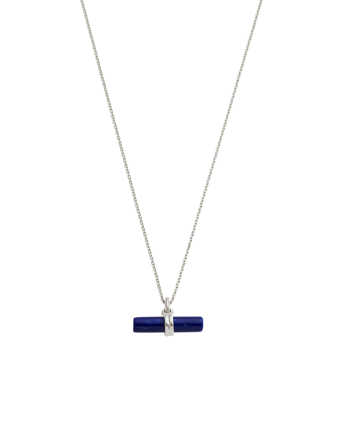 Kirstin Ash Lapis T-Bar Necklace