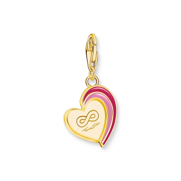 Thomas Sabo Charm Pendant in Heart-Shape with Engraving