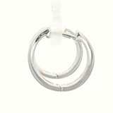 9CT W/GOLD DIA SET HUGGIE 30=.30CT