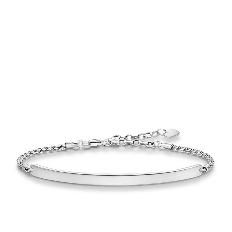 Thomas Sabo Love Bridge Rope Chain Oxidised Bracelet 16.5-19.5cm