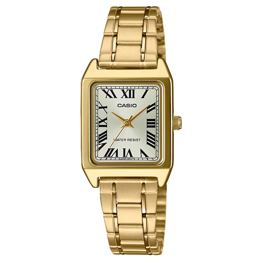 Casio Gold Chrome Plated Analogue Watch