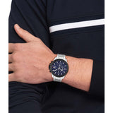 Tommy Hilfiger Stainless Steel Navy Dial Multi-function Men's Watch