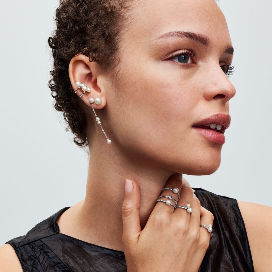 Pandora Duo Treated Freshwater Cultured Pearls Ring