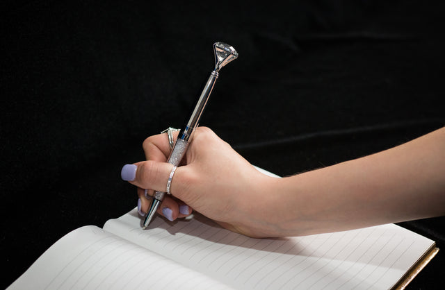 GEORGINI DIAMOND PEN SILVER