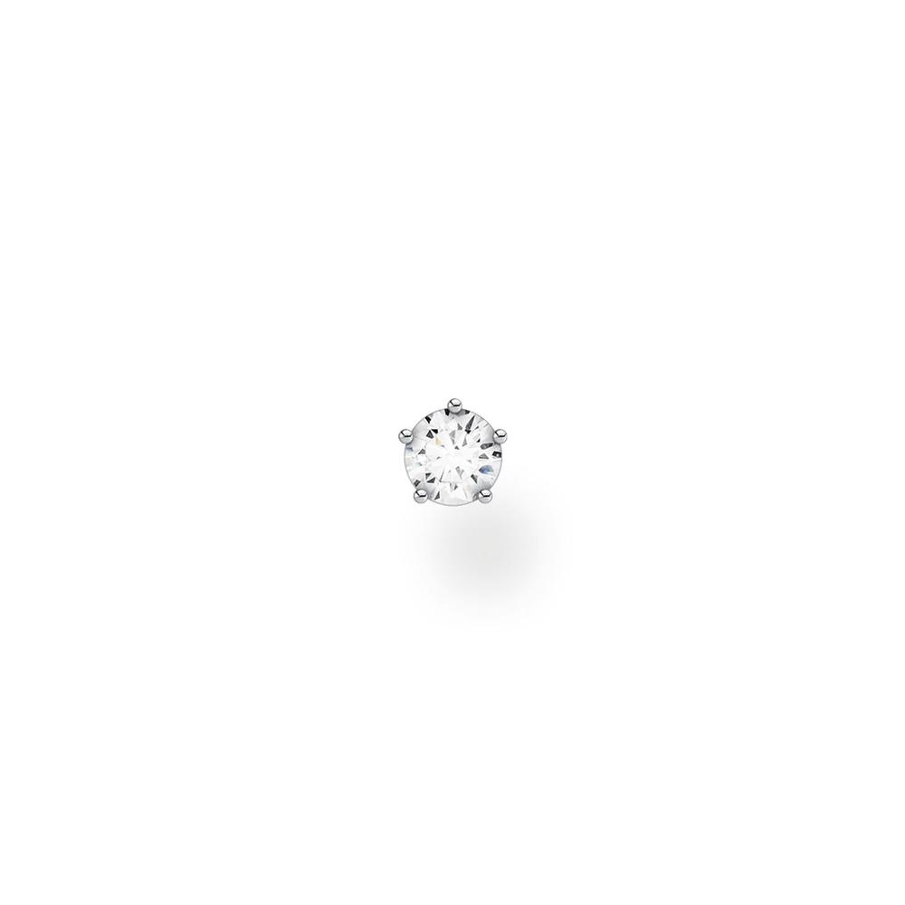 Thomas Sabo White Stone Ear Stud (Single)
