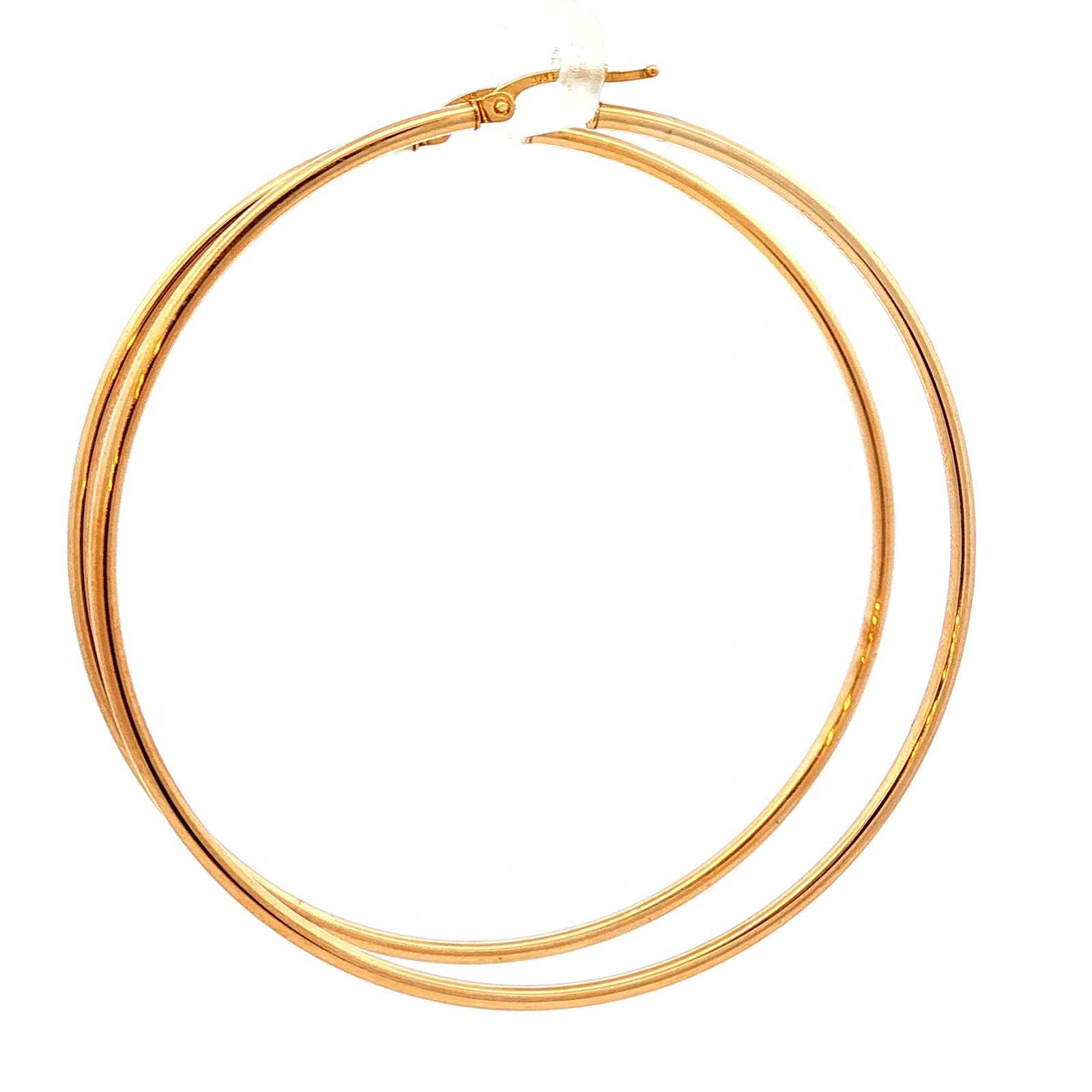 Classic Yellow Gold Hoop Earrings