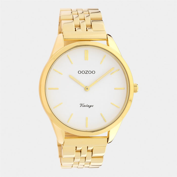 OOZOO Vintage Series Unisex Gold Watch
