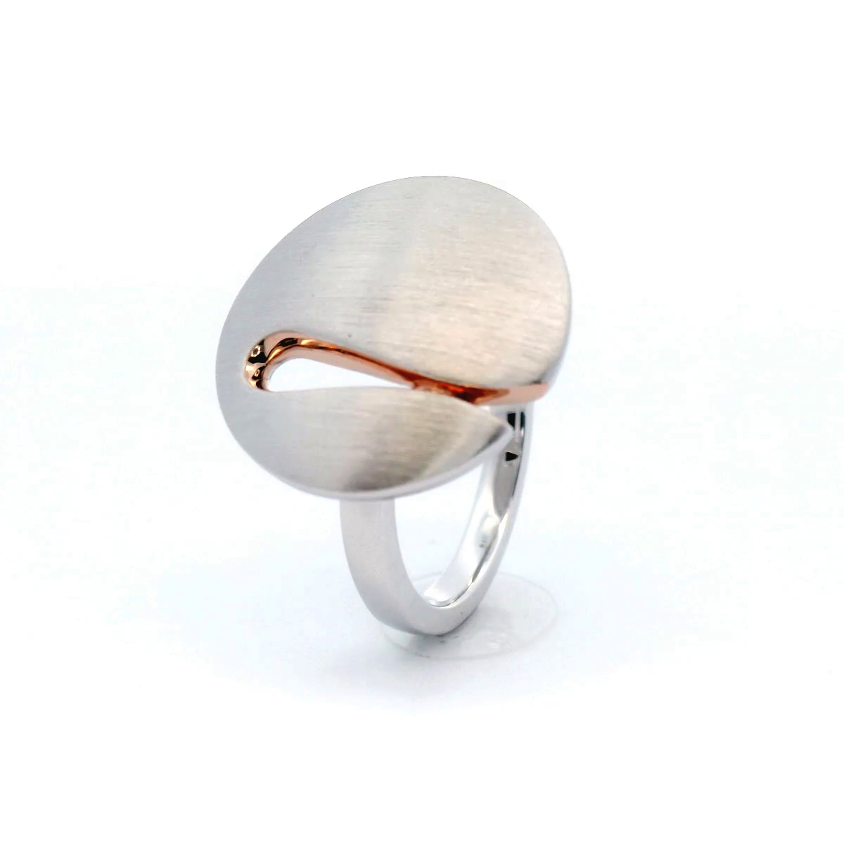 Sleek Modern Silver Ring