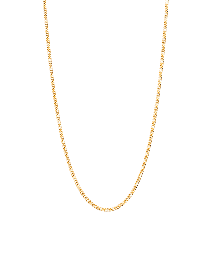 Kirstin Ash 18ct Gold Vermeil Bespoke Curb Chain 18-20