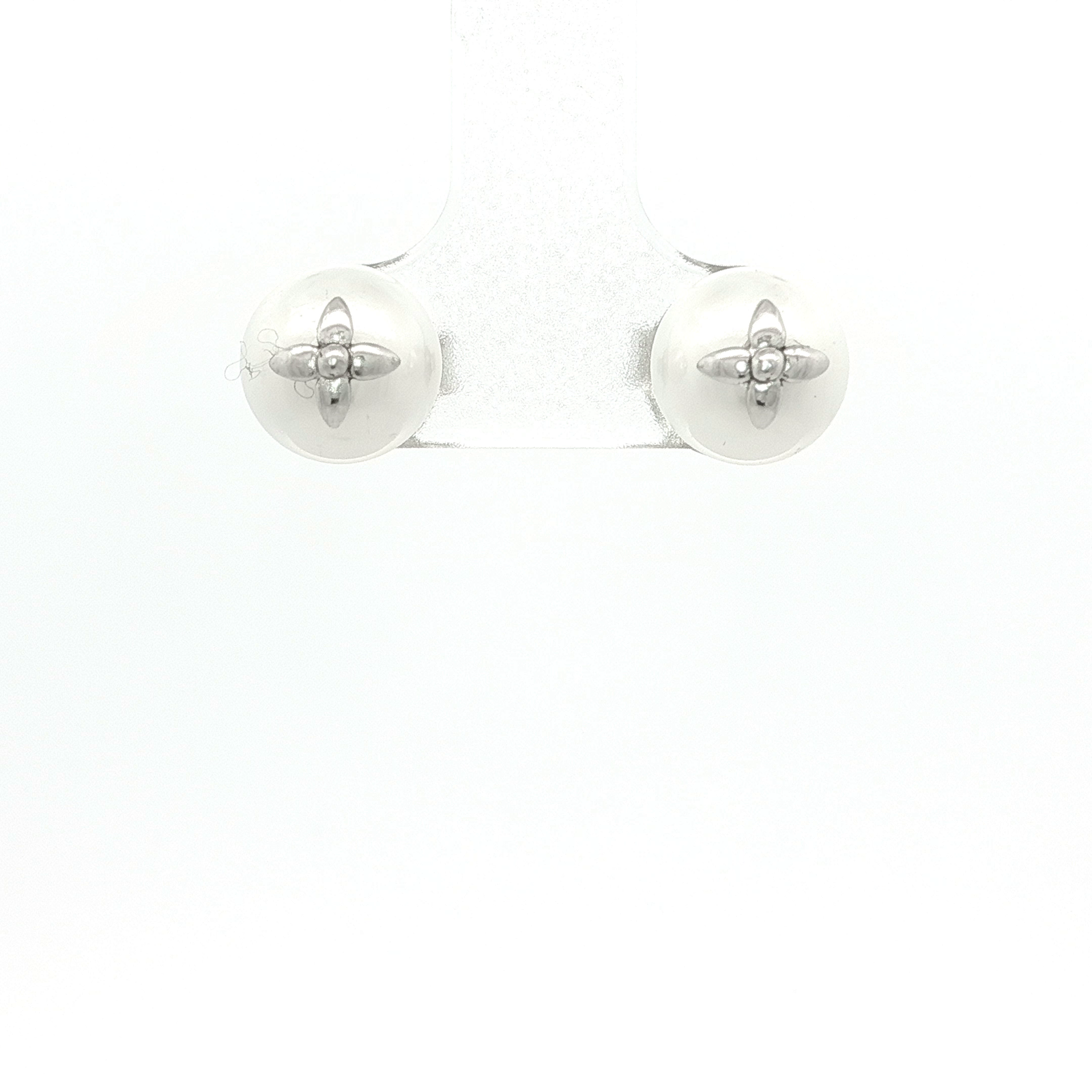 Engelsrufer Silver Stud Earrings with Pearl