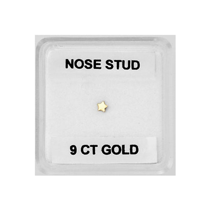 9ct Gold Star Nose Wire