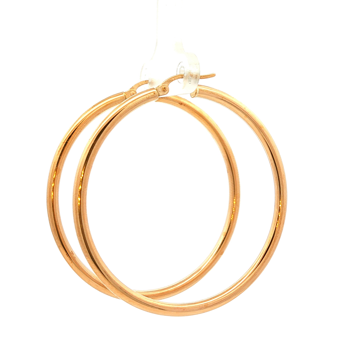 Classic Yellow Gold Hoop Earrings