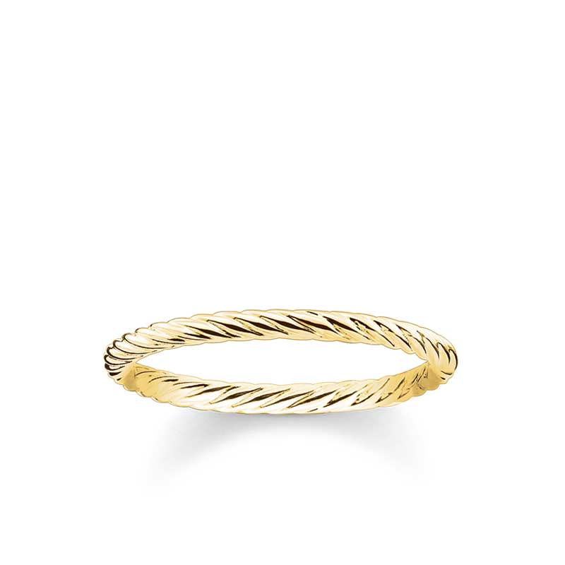 Thomas Sabo Gold &quot;Cord Look&quot; Ring