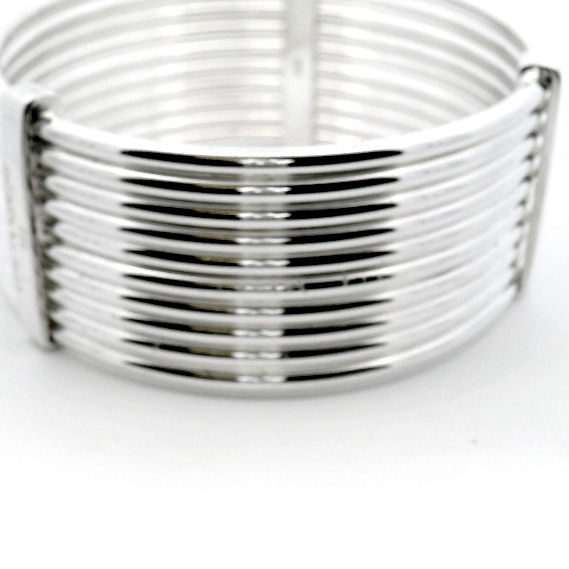 Von Treskow 10-Stack Bangle with Crown Coin