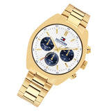 Tommy Hilfiger Gold Steel Cream Dial Chronograph Men's Watch