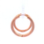 9ct Rose Gold Round Huggies Earrings