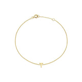 9ct Yellow Gold Mini Initial Bracelet
