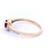 RING 9ct Yellow Gold   RUBY-B  DIAMOND SI3 JKL