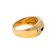 Ruby and Diamond Two Tone Dress Ring Set in Yellow Gold