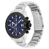 Tommy Hilfiger Stainless Steel Navy Dial Multi-function Men's Watch