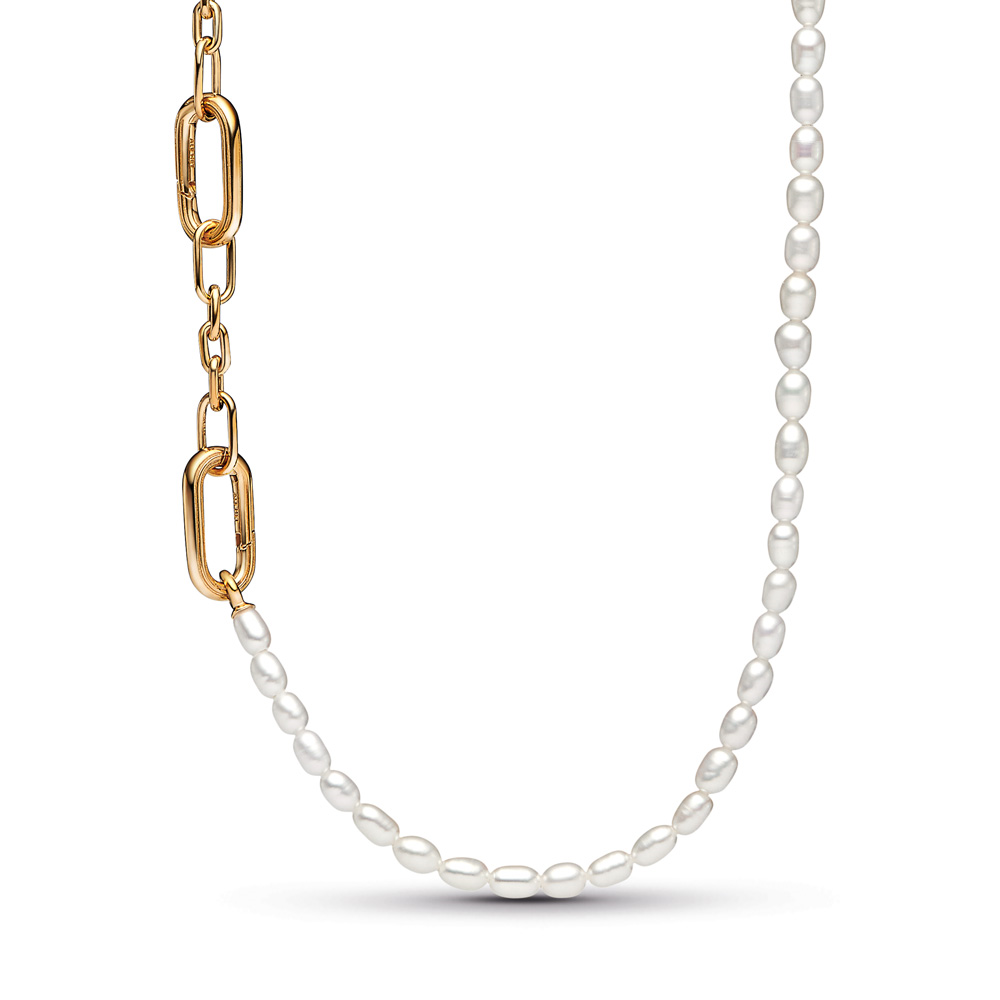 Pandora ME Slim Treated Freshwater Cultured Pearl Necklace