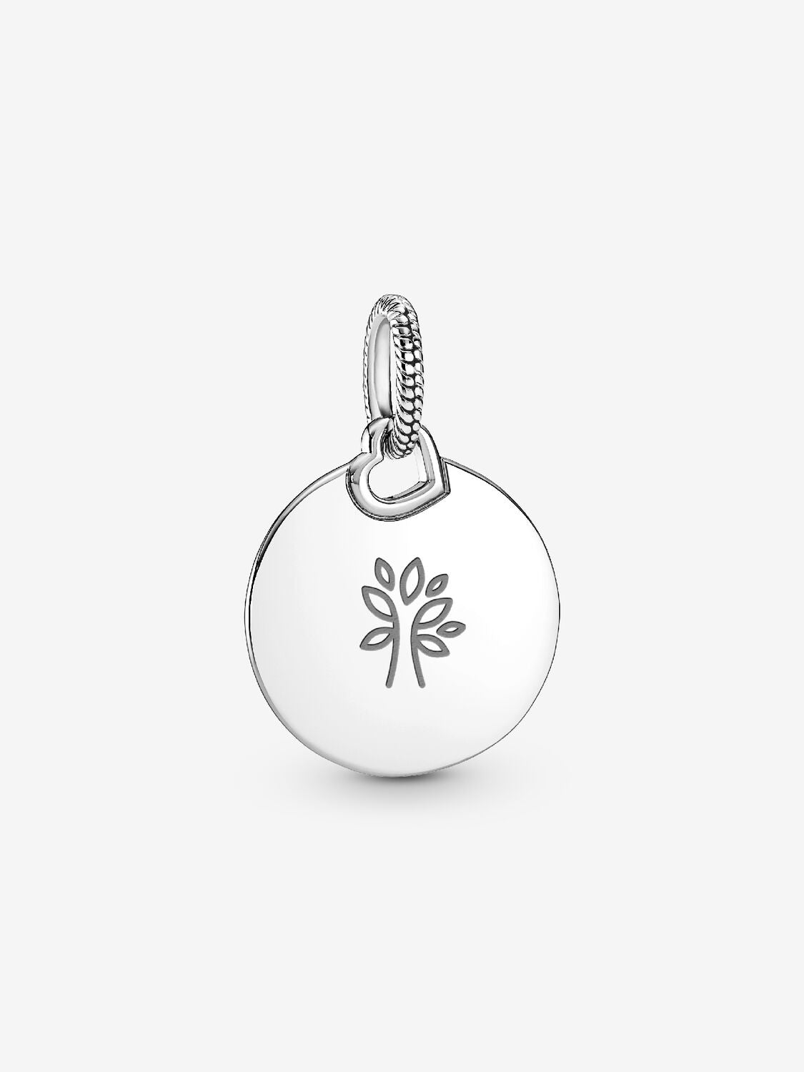 Pandora Engravable Round Tag Pendant