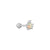 Ania Haie Kyoto Opal Sparkle Crown Barbell Single Earring