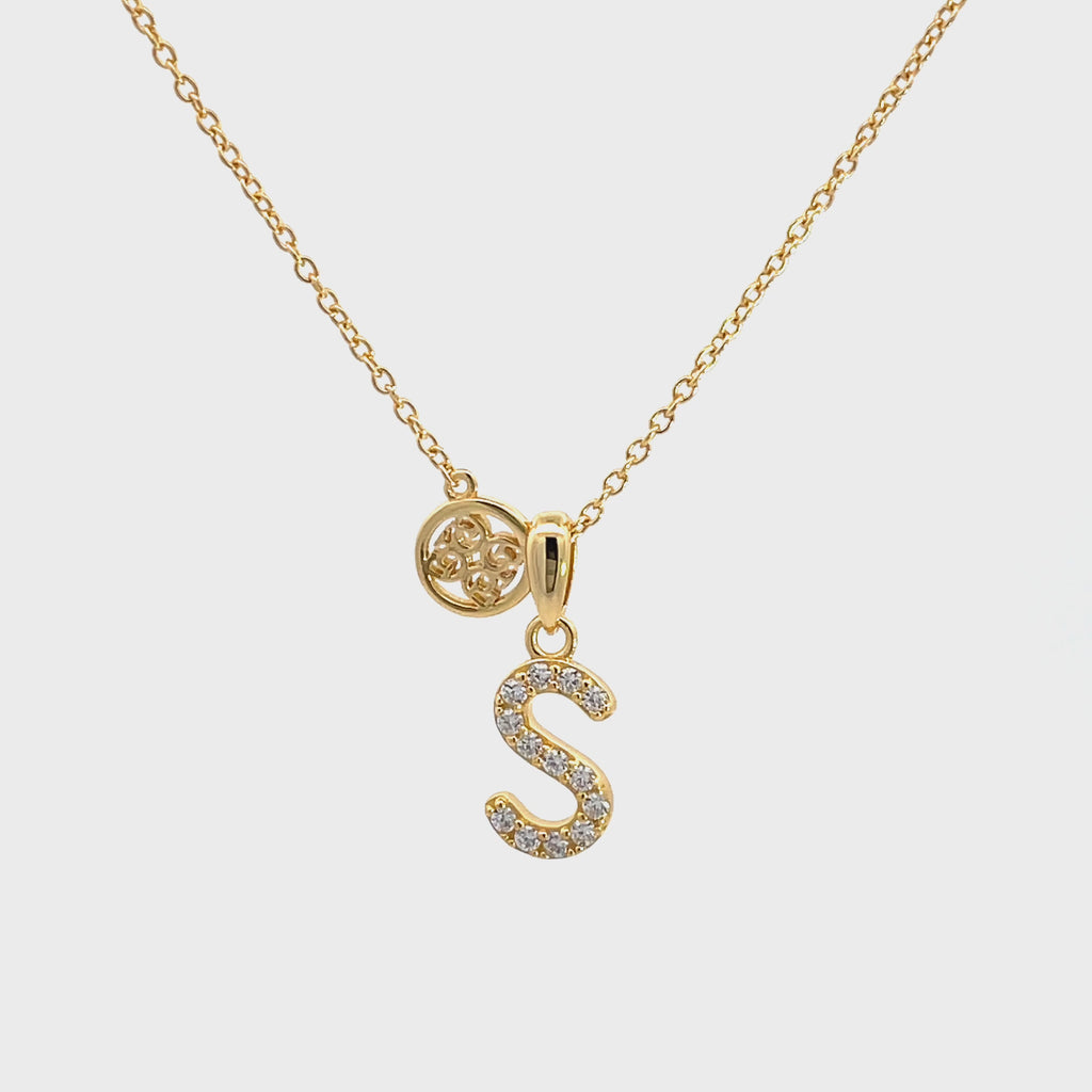 Georgini Luxury Letters A Initial Pendant