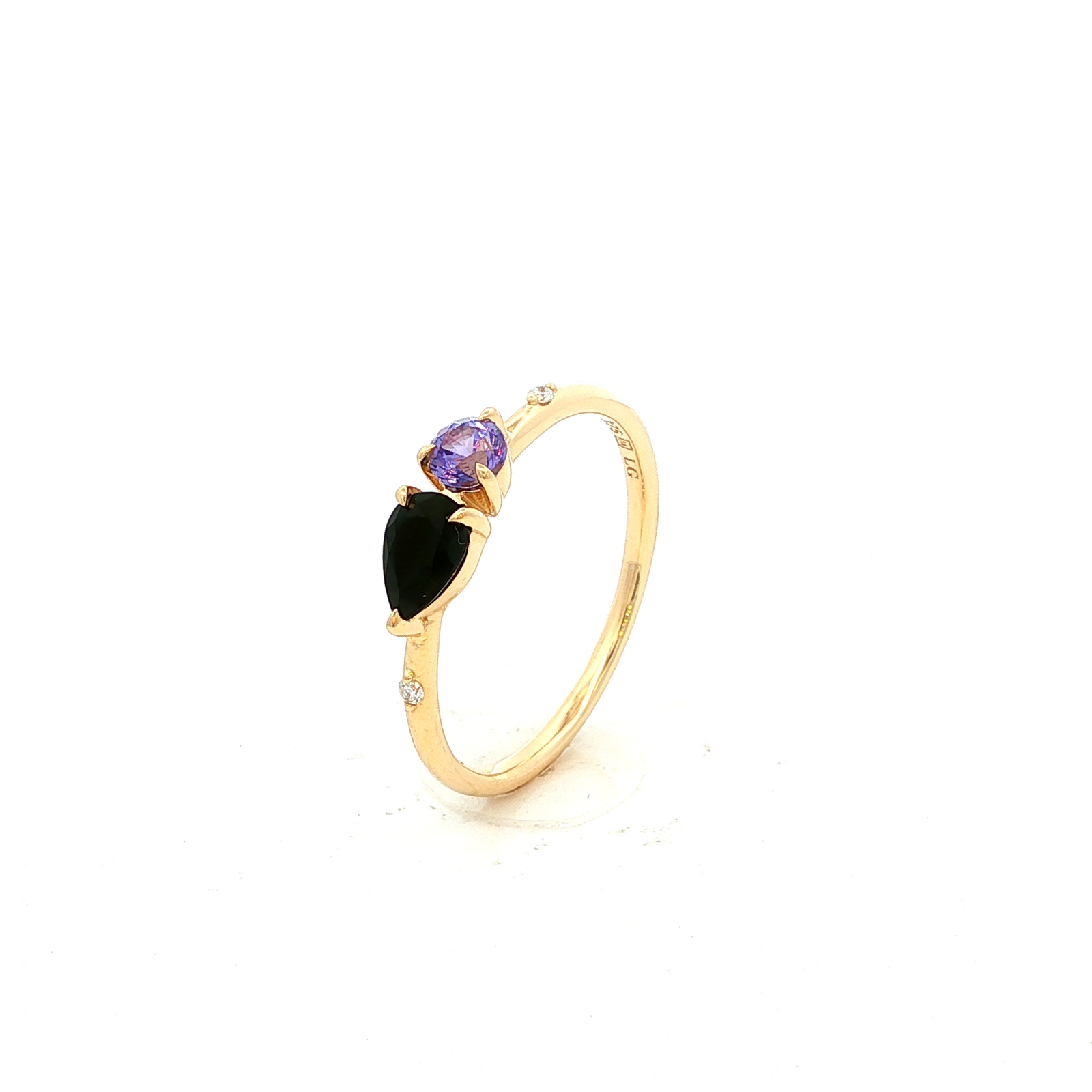 Multistone Dress Ring in Yellow Gold