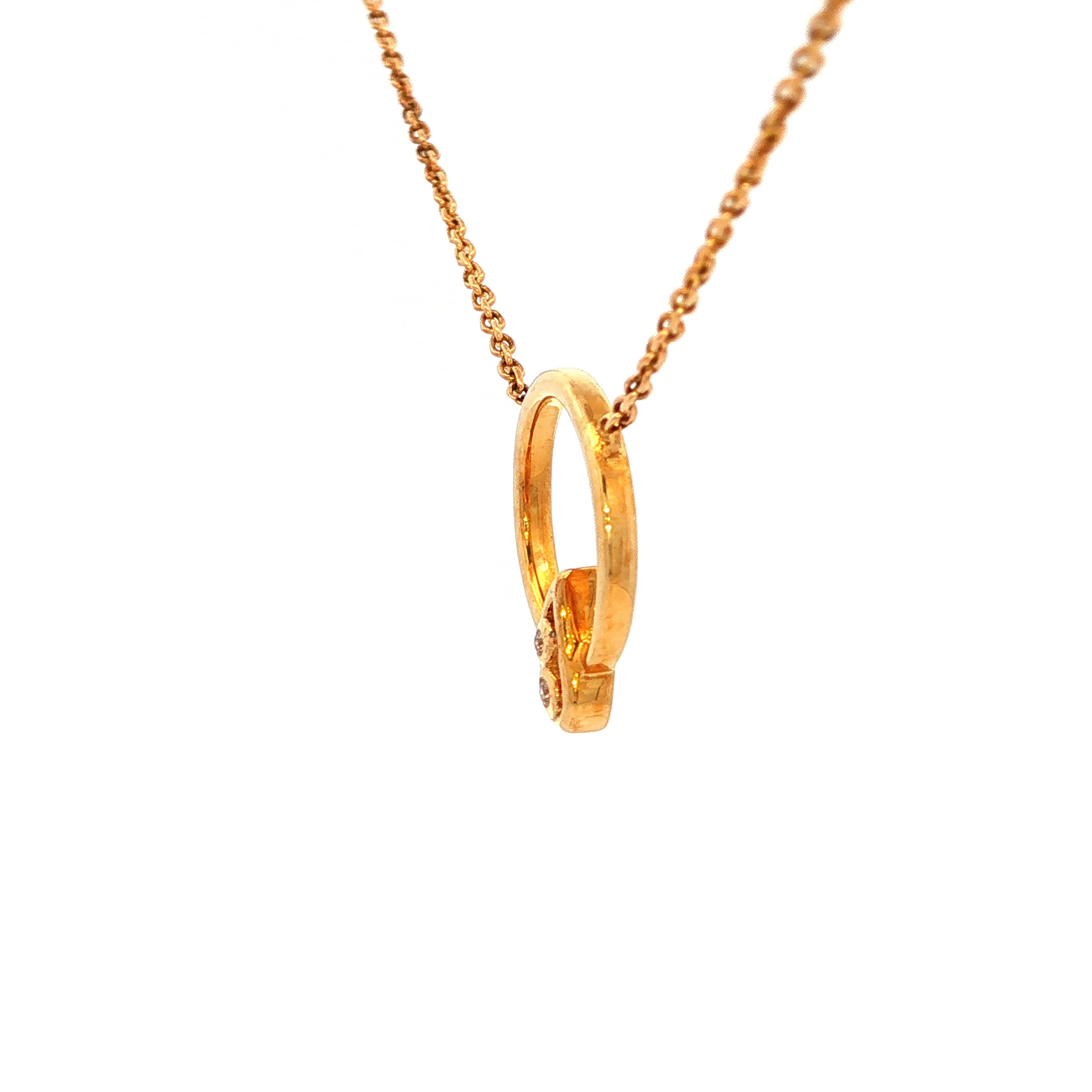 Dreamtime Diamond Circle with Tear Drop Necklet