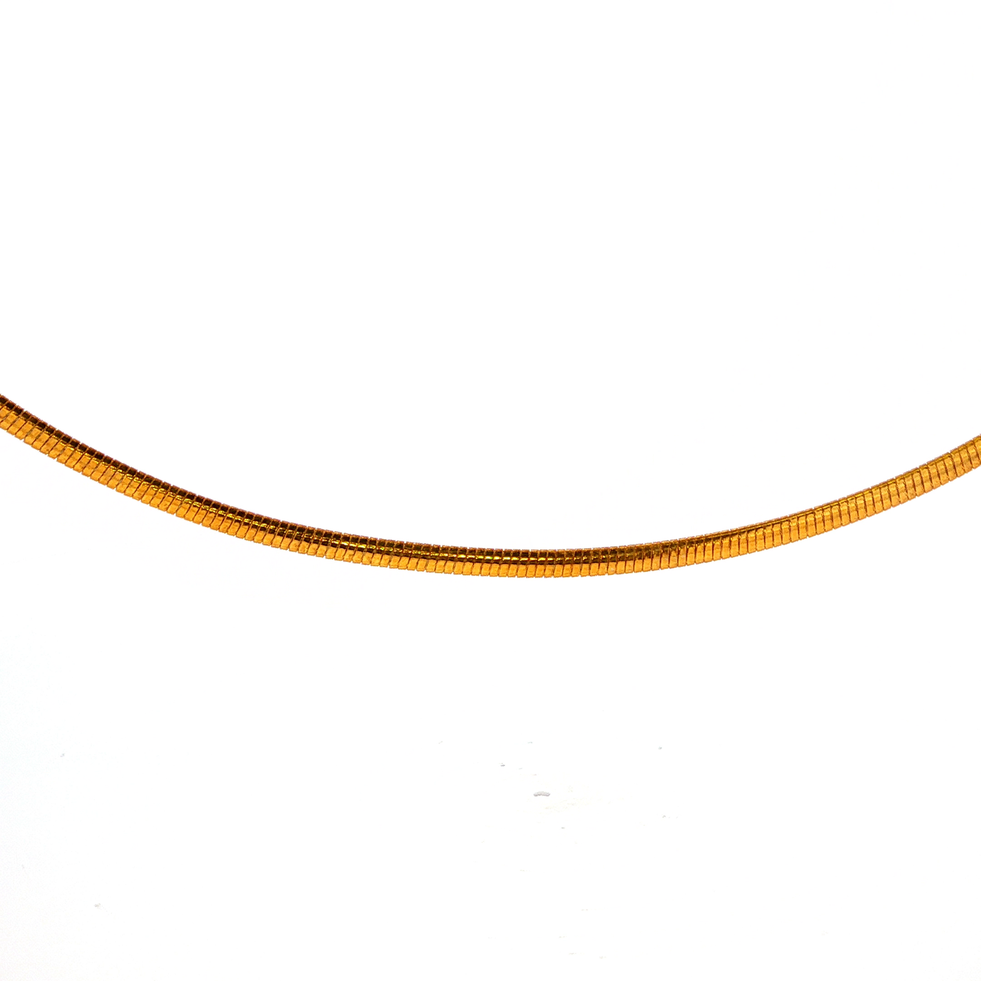 Two Tone Italian Omega Necklet