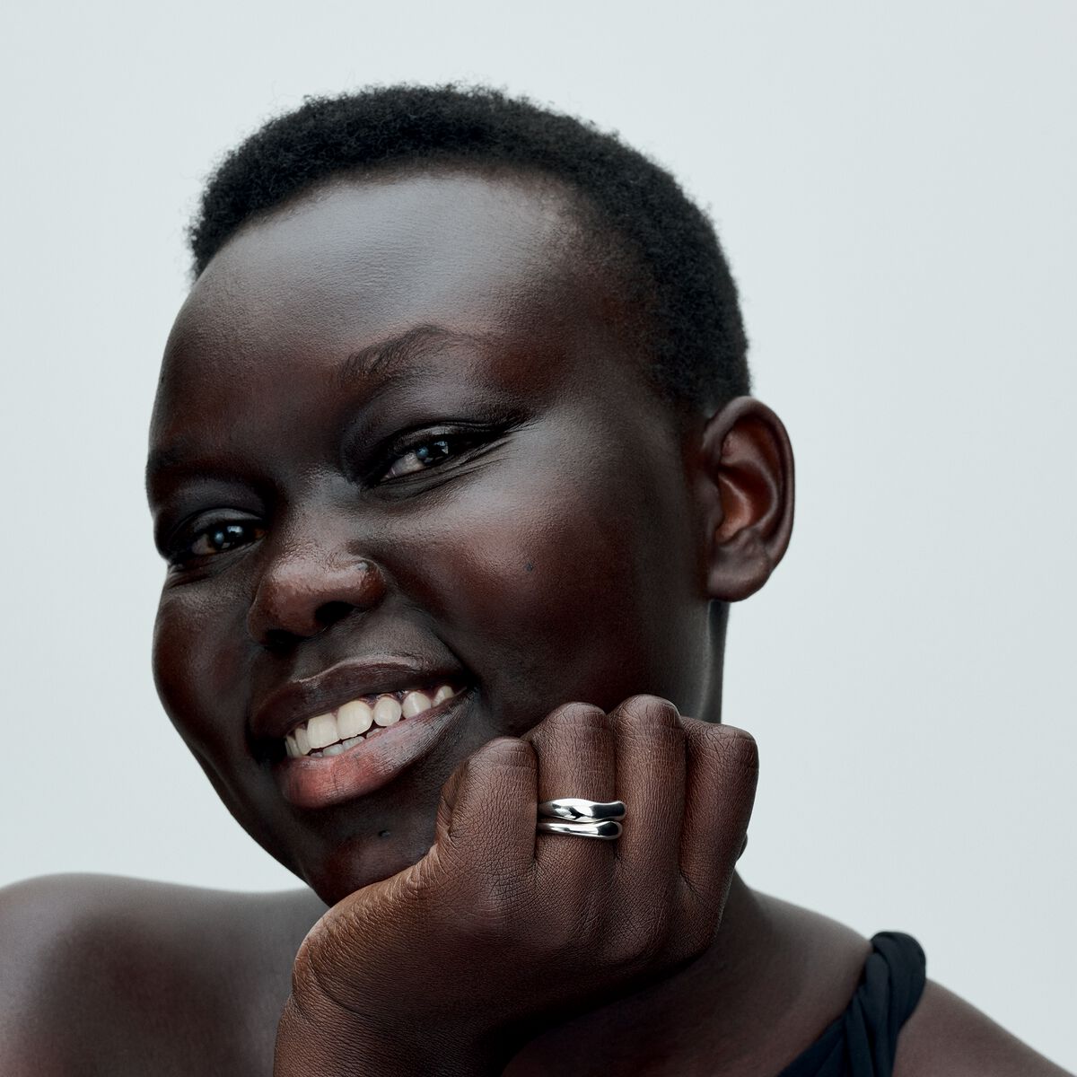 Pandora Organically Shaped Stacking Rings