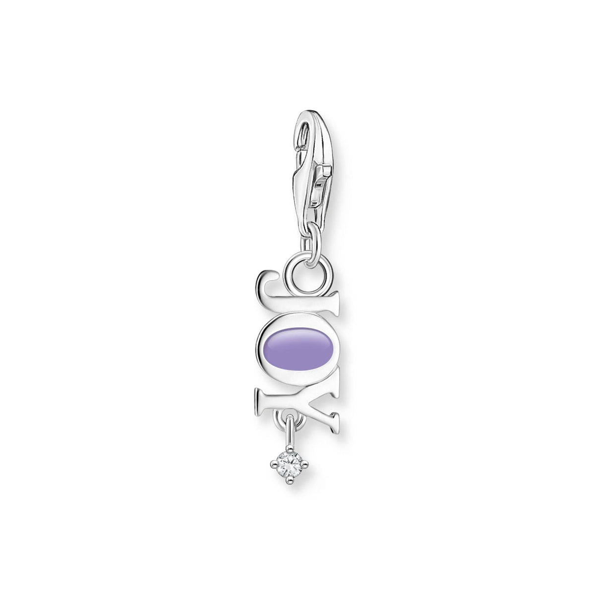 Thomas Sabo Charmista Pendant Joy With Stone Gold Plated