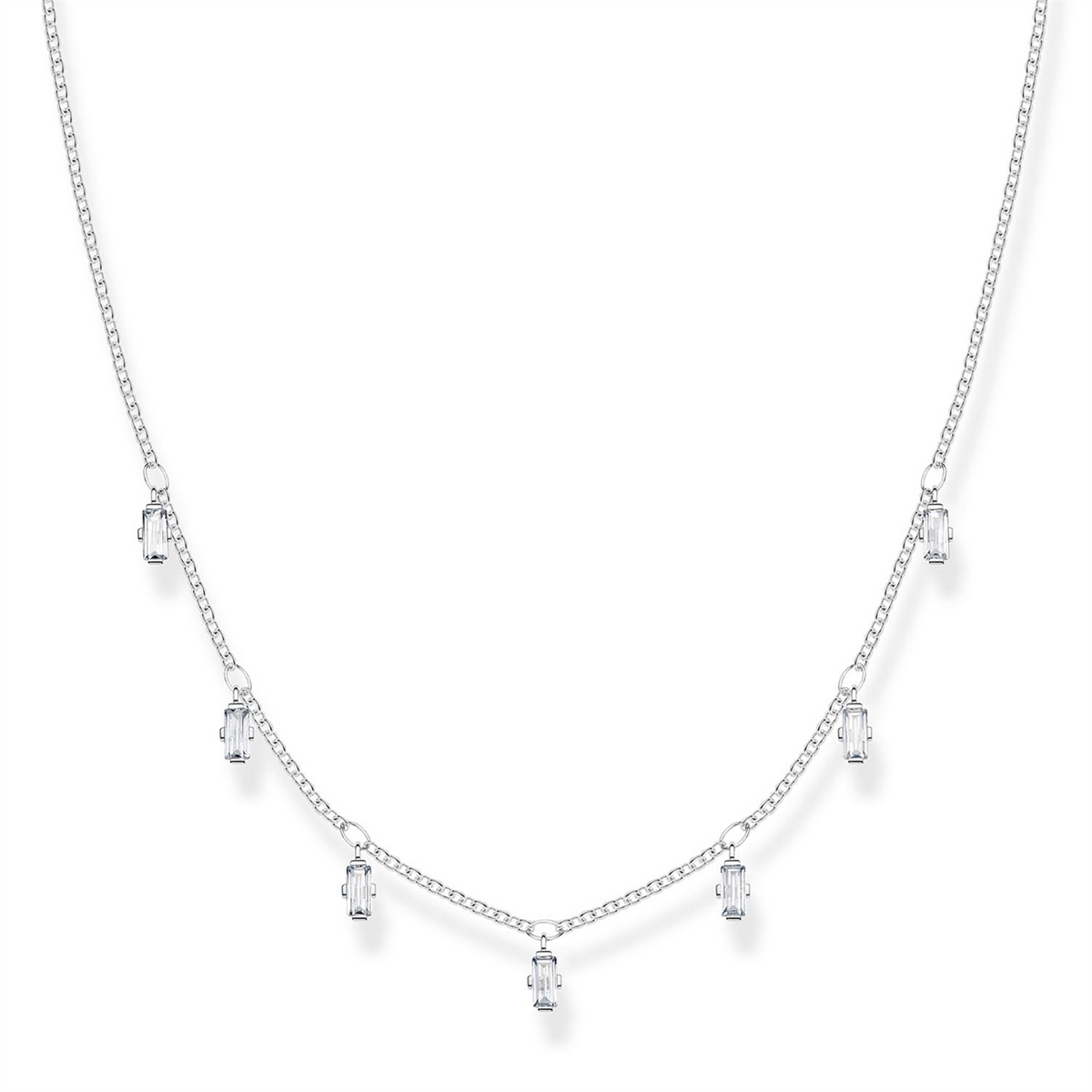 Thomas Sabo Baguette Shape Necklace 35/37.5/40cm