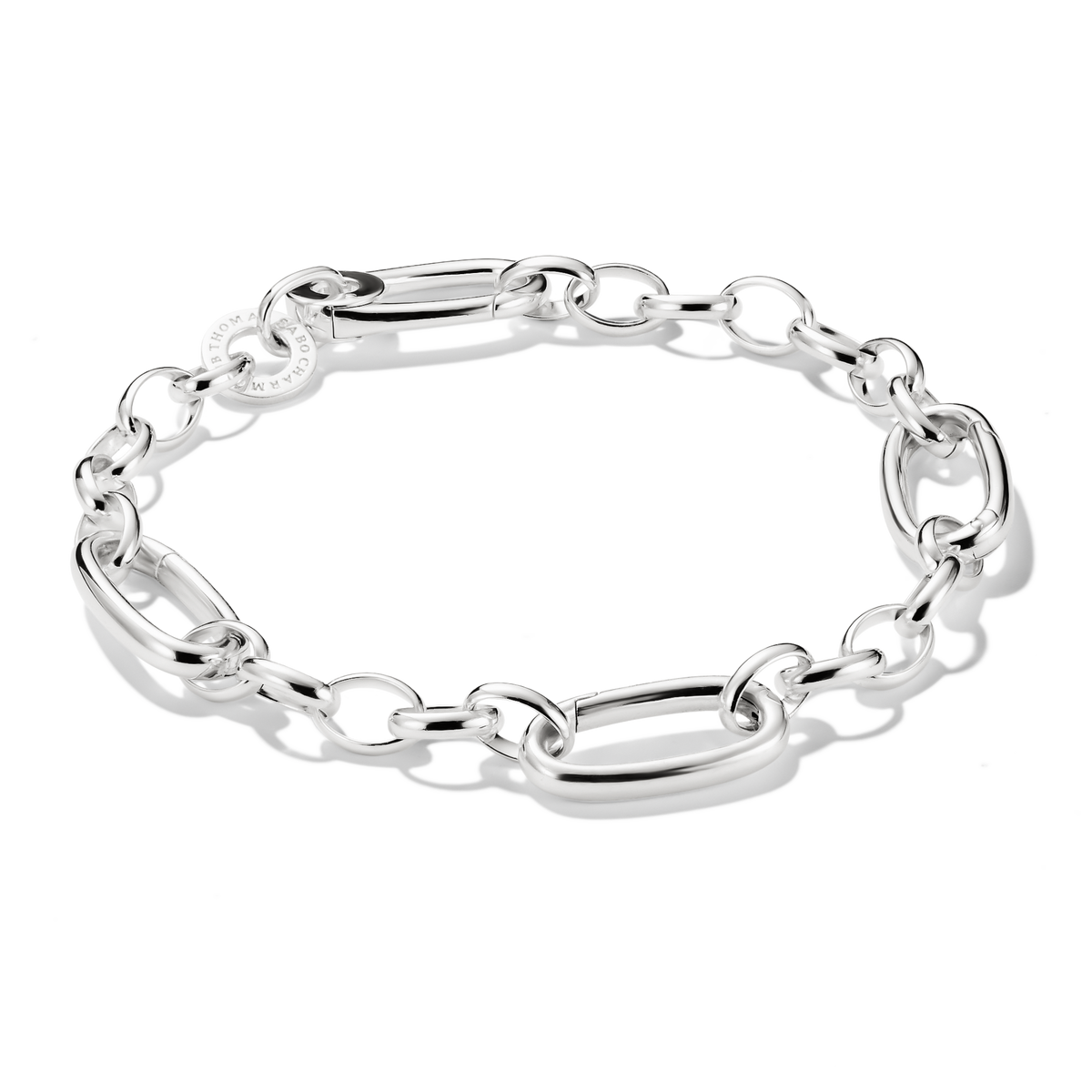 THOMAS SABO Charm bracelet with three Connect links Silver