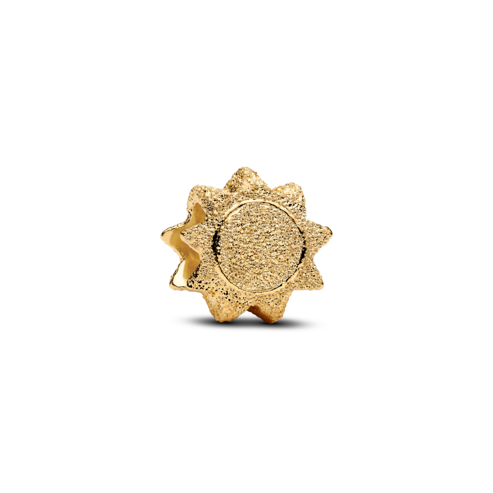 Pandora Textured Mini Sun Charm