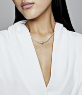 Snake chain 14k rose gold-plated necklace