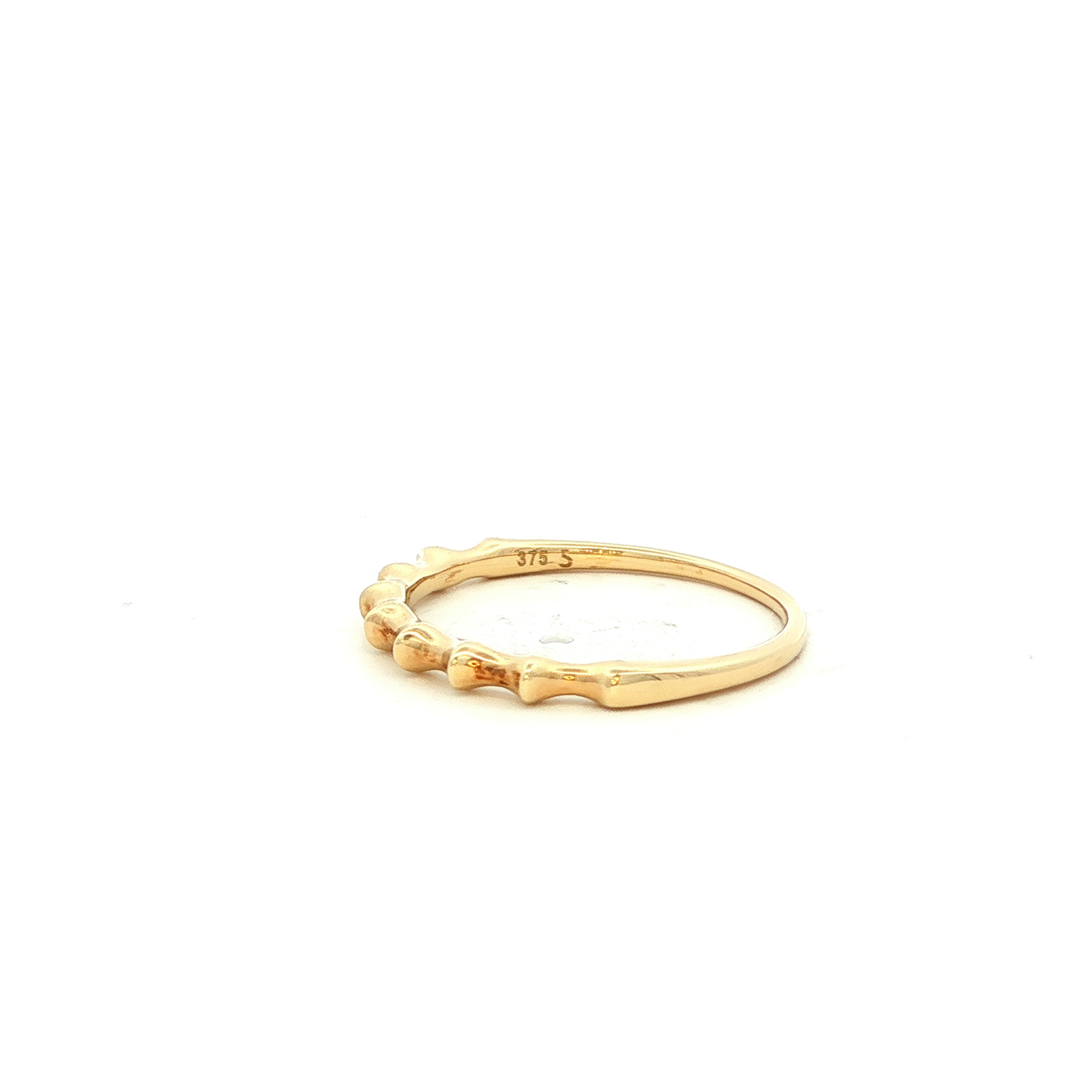 Fine Ridge Stacker Ring Dreamtime Accessory in Yellow Gold