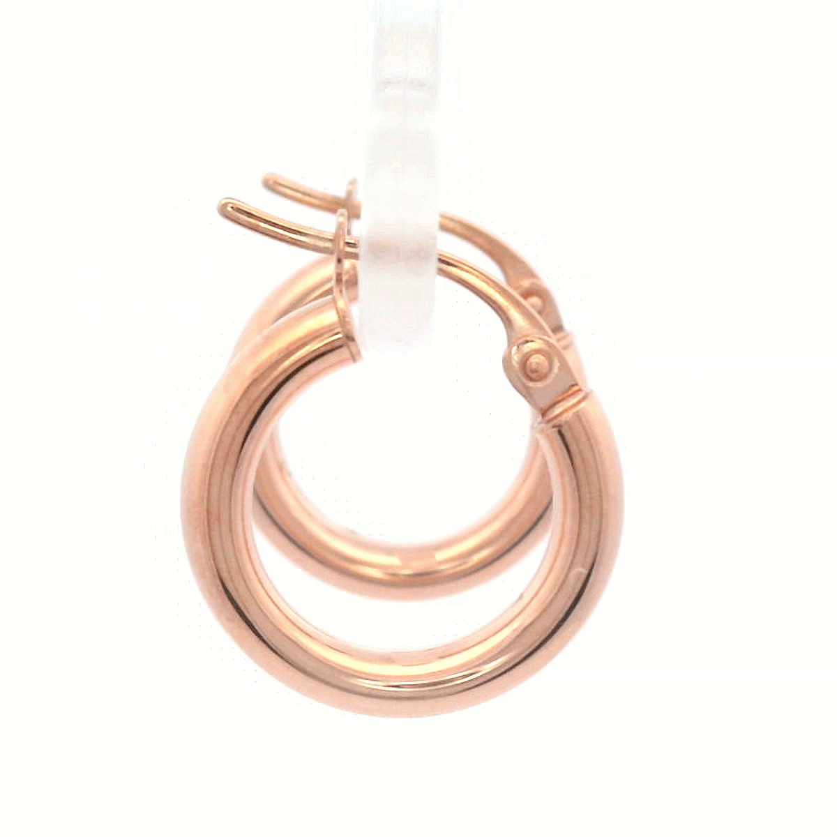 9CT RG PLAIN 10MM HOOP EARRINGS