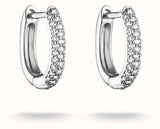 Thomas Sabo sterling silver earring with white stone