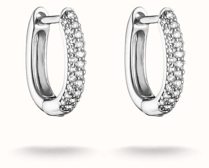 Thomas Sabo sterling silver earring with white stone