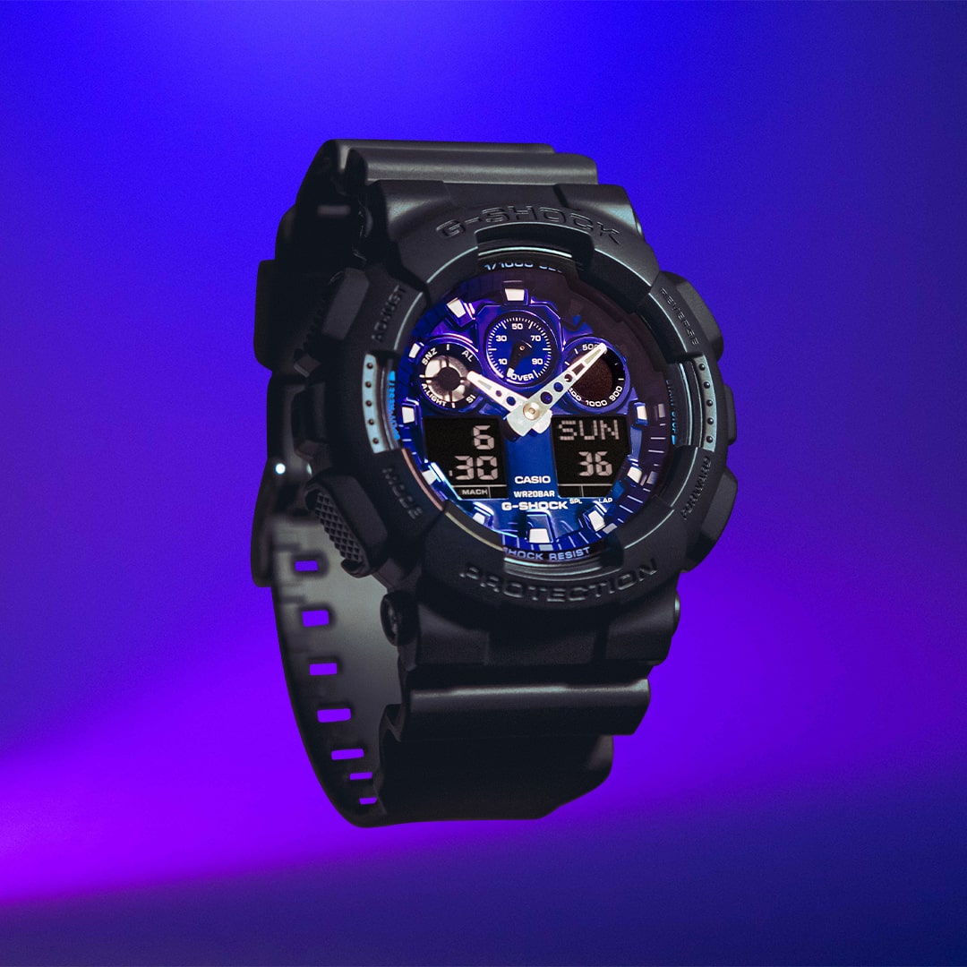 G-Shock Glowing Flames GA100FL-1A