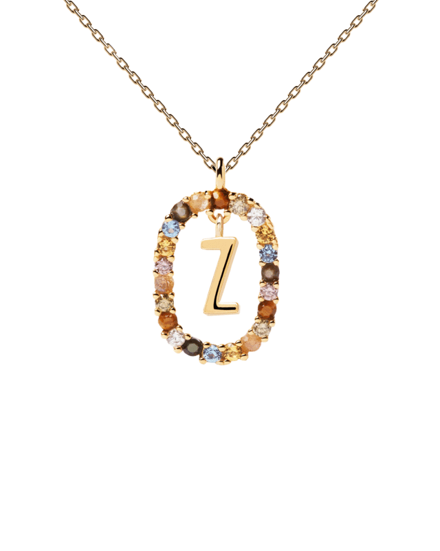 PDPAOLA Letters 2021 Z Necklace