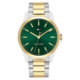 Tommy Hilfiger Two-Tone Steel Green Dial Men's Watch