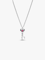 Pandora Elevated Heart Key Collier Necklace